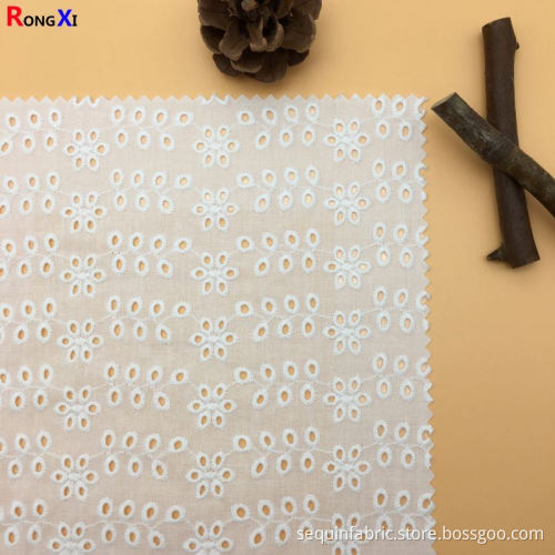 embroidery Plastic Cotton Pants Fabric